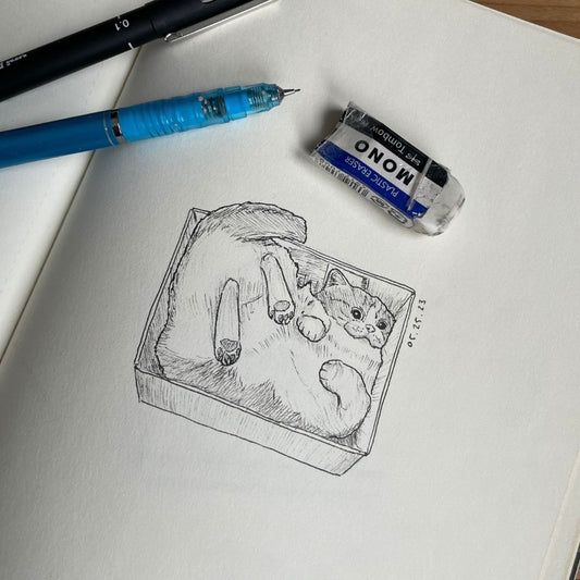 Liquid Cat Mini Print
