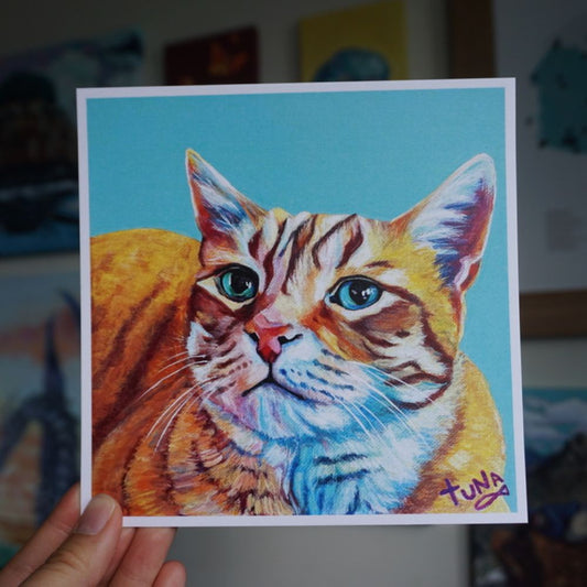 Fabio Cat Print
