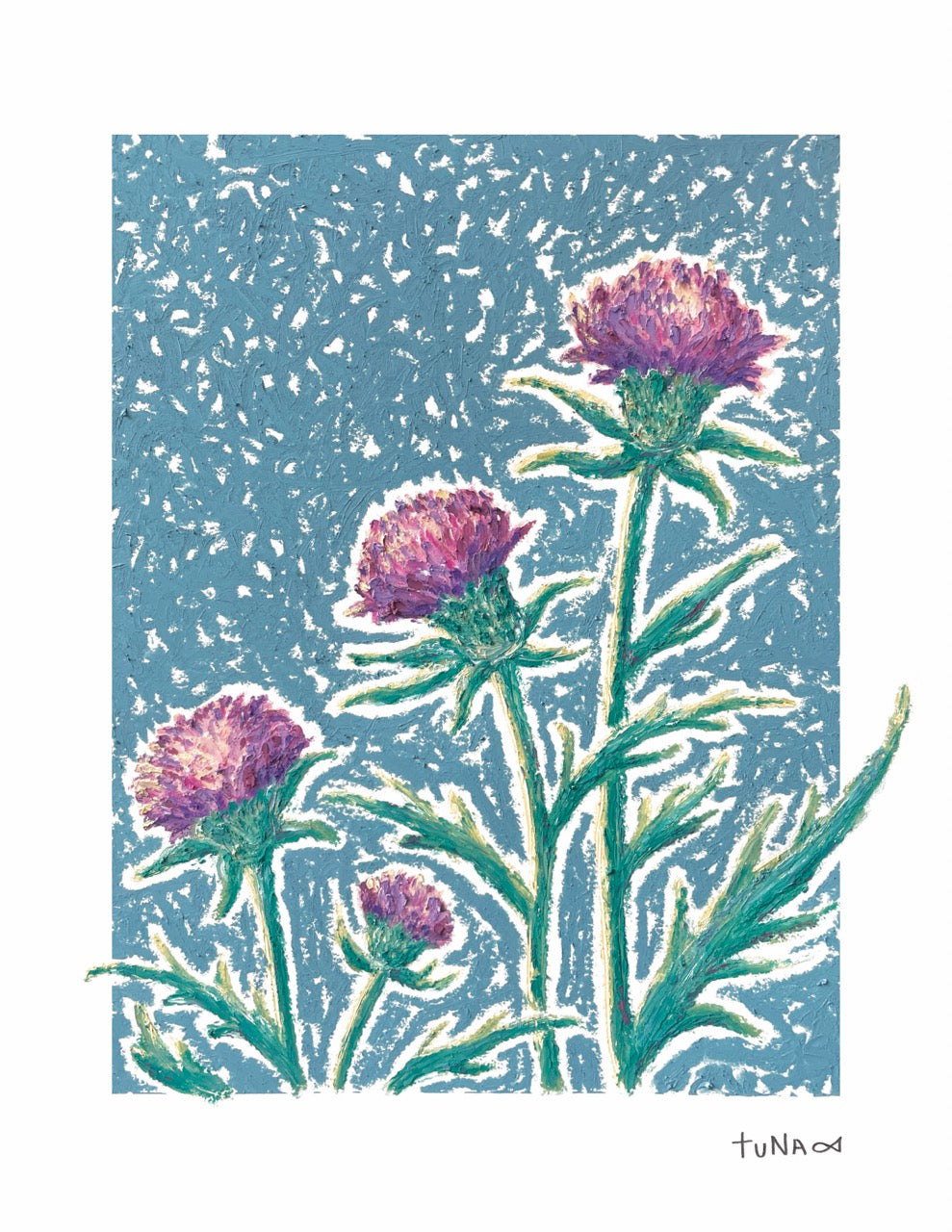 Thistle Art Card