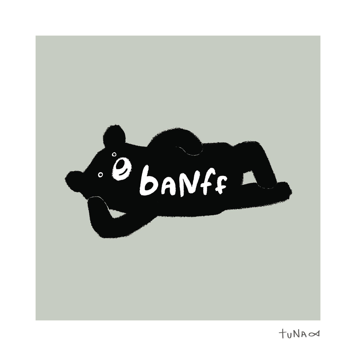 Banff Bear Mini Print