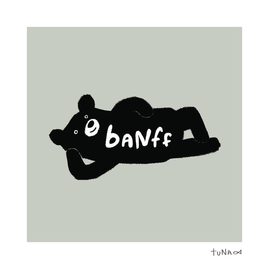 Banff Bear Mini Print