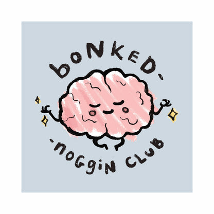 Bonked Noggin Club Mini Print
