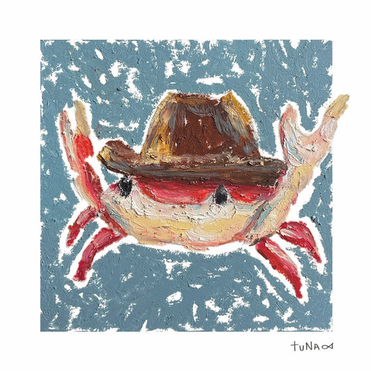 Cowboy Crab Mini Print