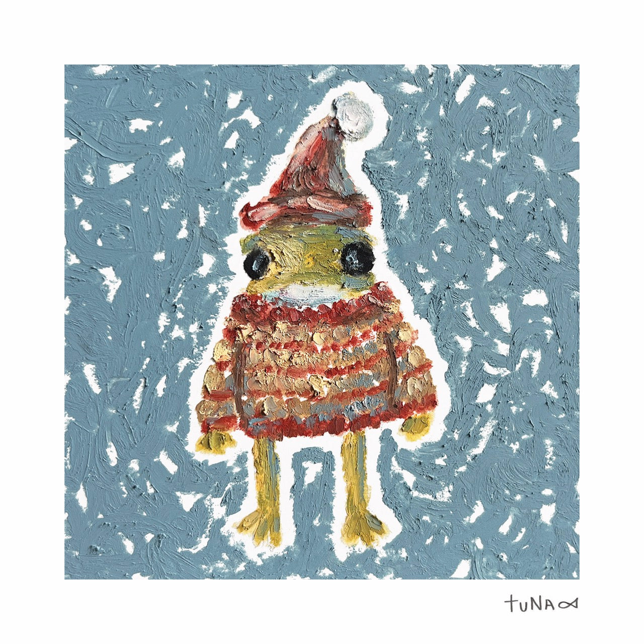 Cozy Frog Mini Print
