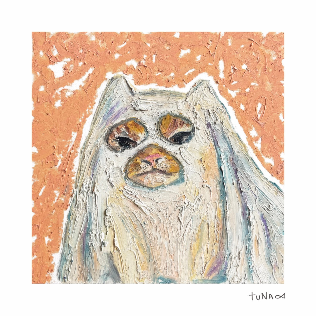 Ghost Cat Mini Print