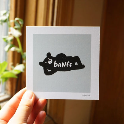 Banff Bear Mini Print