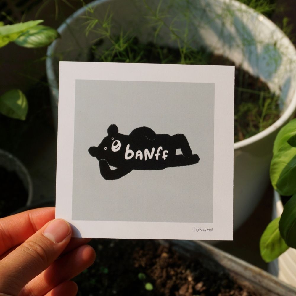 Banff Bear Mini Print