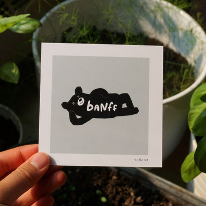 Banff Bear Mini Print