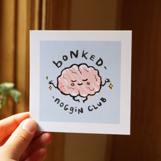 Bonked Noggin Club Mini Print