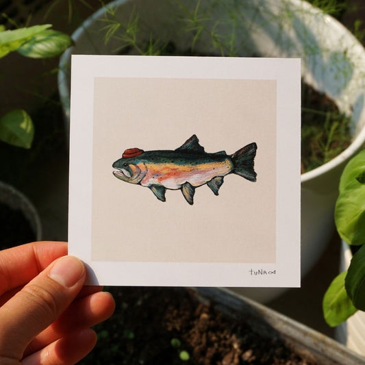 Hat Fish Mini Print