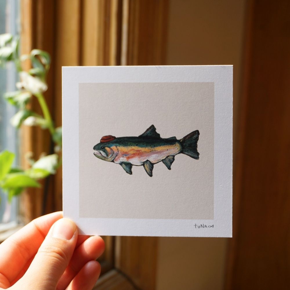 Hat Fish Mini Print