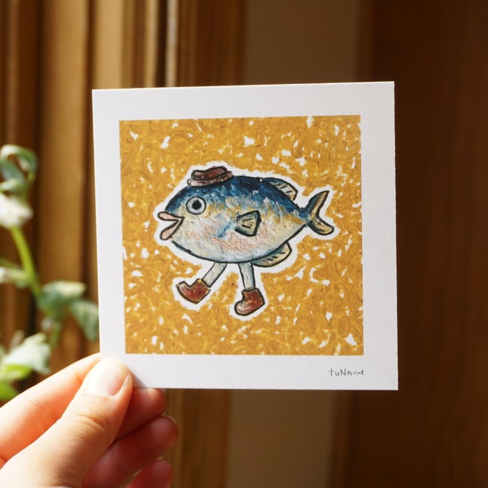 Leggy Fish Mini Print