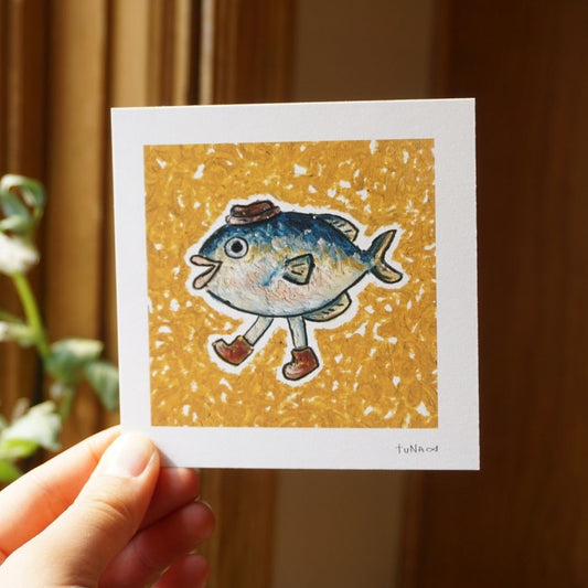 Leggy Fish Mini Print