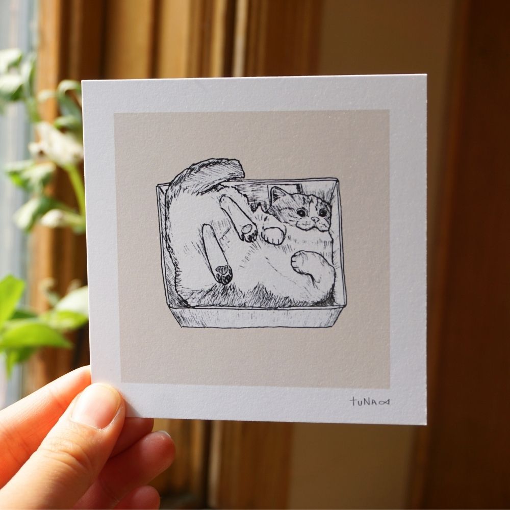 Liquid Cat Mini Print