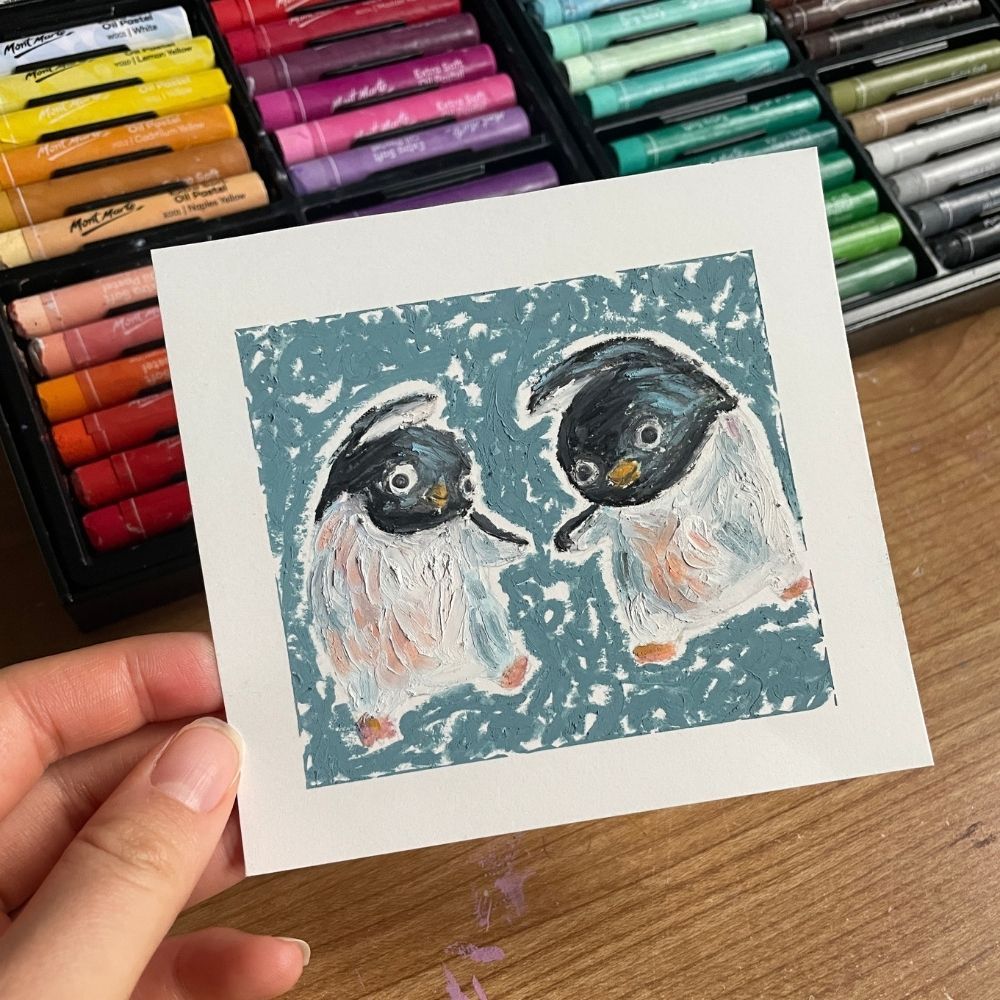 Penguin Pals Mini Print