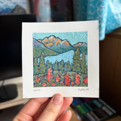 Peyto Lake Mini Print