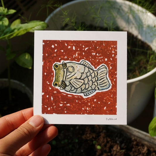 Taiyaki Frog Mini Print