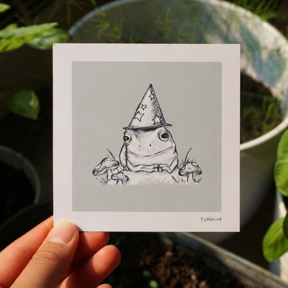 Wizard Frog Mini Print