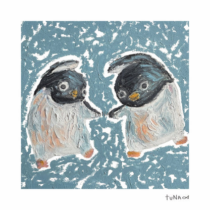 Penguin Pals Mini Print