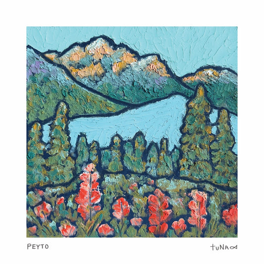 Peyto Lake Mini Print