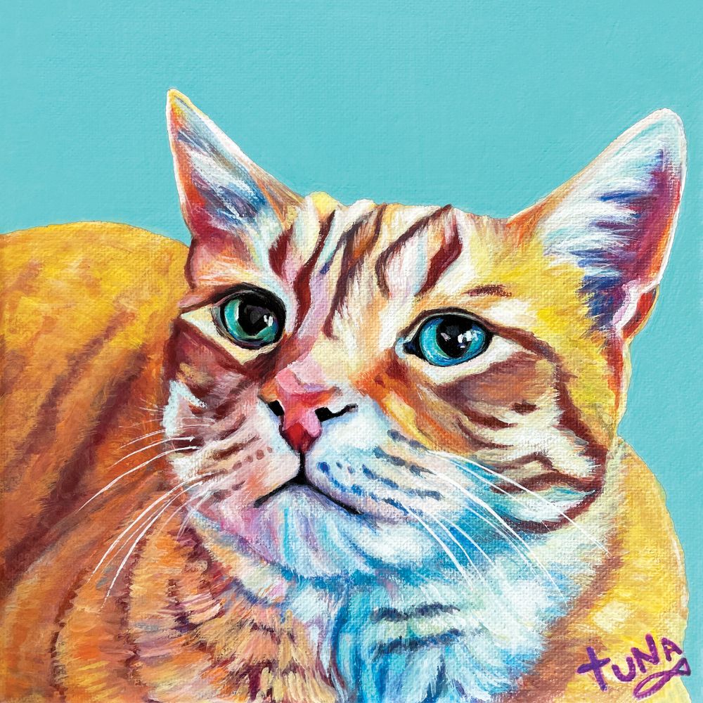 Fabio Cat Print