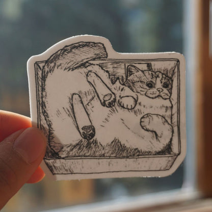 Liquid Cat Sticker