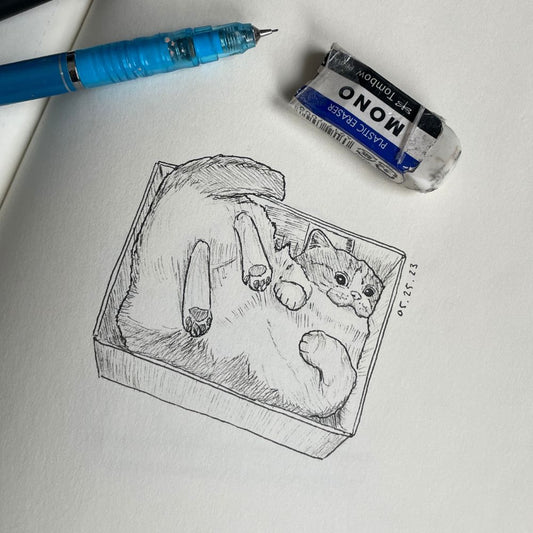 Liquid Cat Sticker