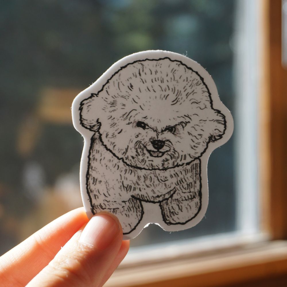 Sus Dog Sticker