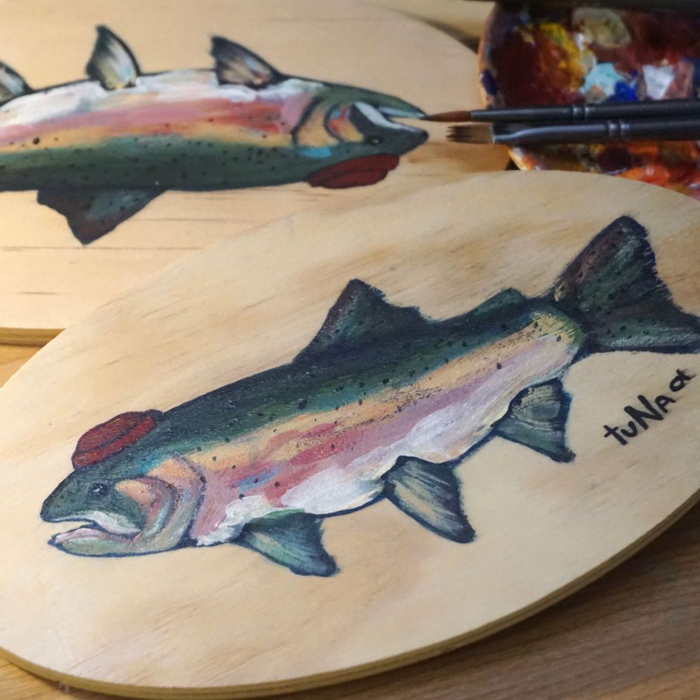 Fish Hat Sticker