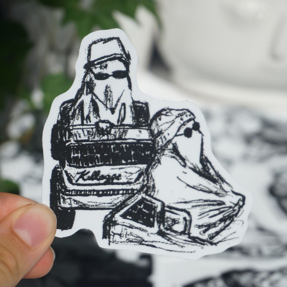 Vibin' Ghosts Sticker