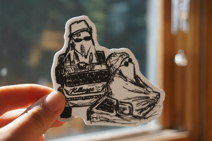 Vibin' Ghosts Sticker