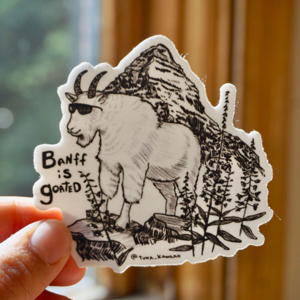 Banff Is Goated Sticker