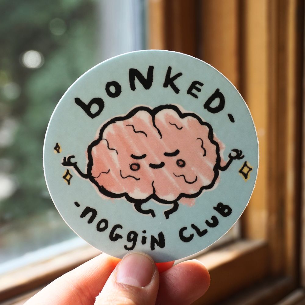 Bonked Noggin Club Sticker