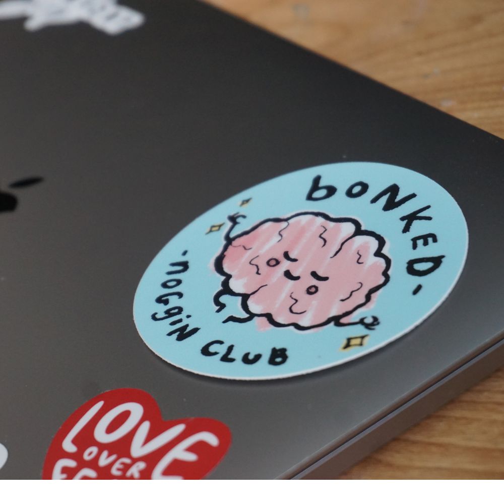 Bonked Noggin Club Sticker