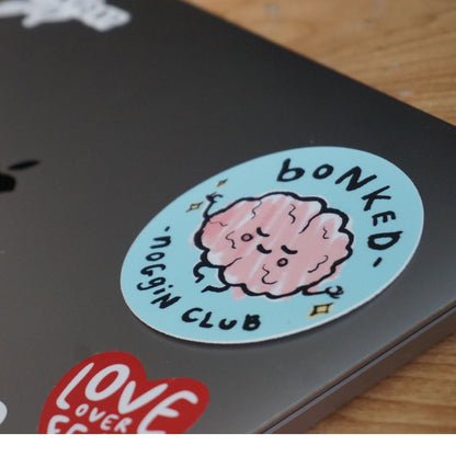 Bonked Noggin Club Sticker