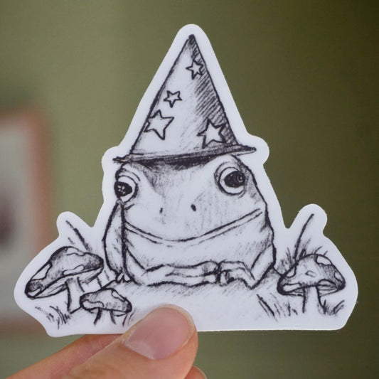 Wizard Frog Sticker