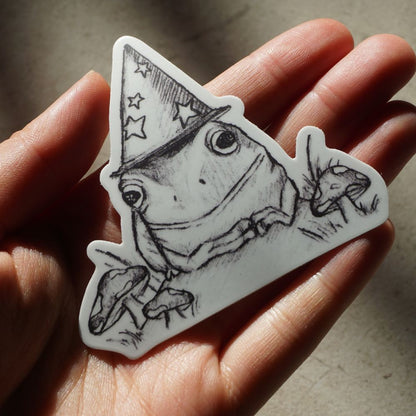 Wizard Frog Sticker