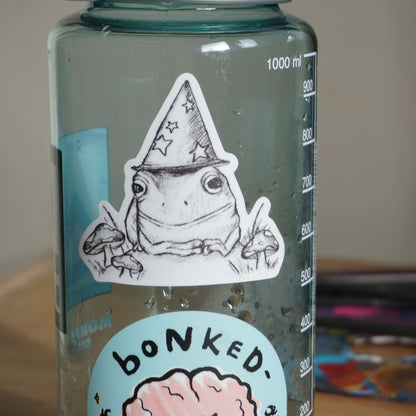 Wizard Frog Sticker