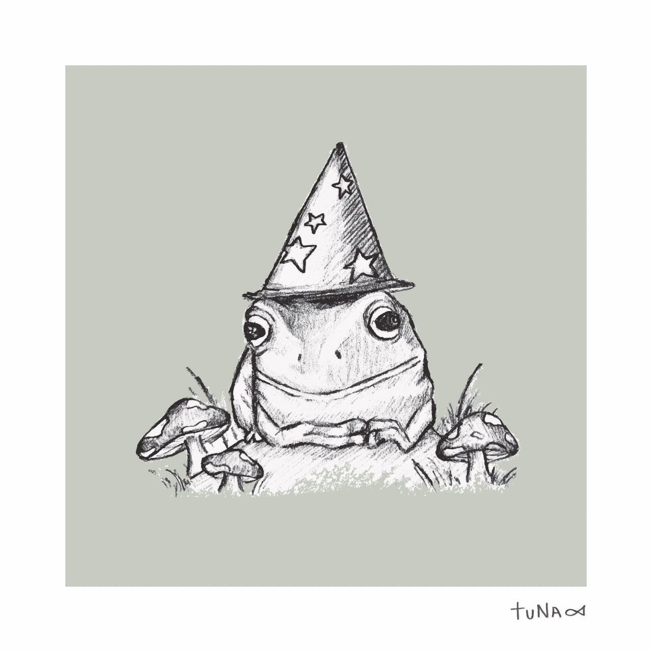 Wizard Frog Mini Print