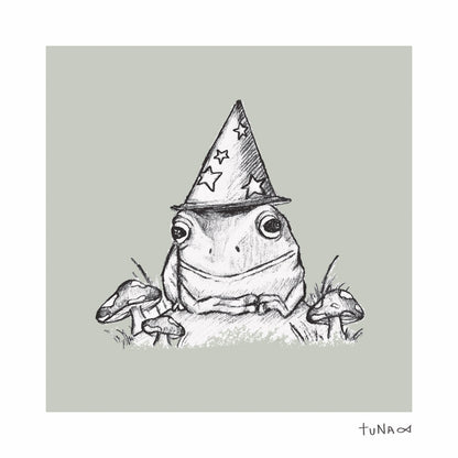 Wizard Frog Mini Print